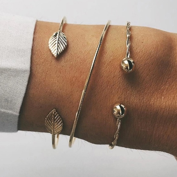 Jewelry - ‼️ 5 for $25 ‼️Set of 3 Golden Boho Bracelets